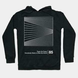 Tears for Fears - Minimalist Style Graphic Artwork Hoodie